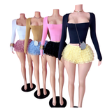 Flirty Ruffle Shorts