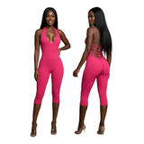 Summer Pop Capri Jumpsuit