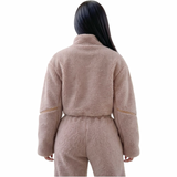 Preety Plush Luxe Cropped Jacket