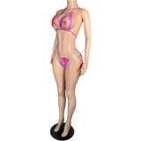 Pink Paradise Rhinestone Bikini