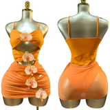 Orchid kiss 3D swim set