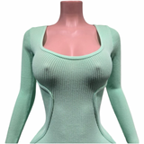 Mint To Be Sculpted Romper