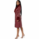 Cold Intentions Fur Trim Coat