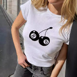8 ball crop top