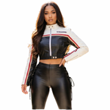 Preety Rebel Moto Cropped Jacket