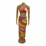 Sunset Vibes Beaded Skirt Set