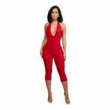 Lace Muse Capri Jumpsuit