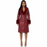 Cold Intentions Fur Trim Coat