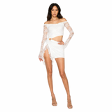 Sweet Temptation Lace Mini Dress