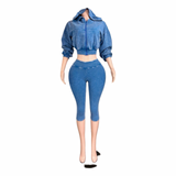 Preety Girly Capri Set