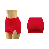 Mini skirt w/slit
