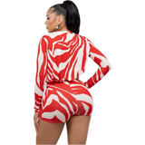 Red Alert Romper