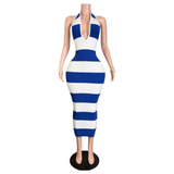 Paradise Striped Maxi Dress