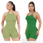 Yours truly ribbed romper