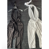 Tied Up Capri Jumpsuit