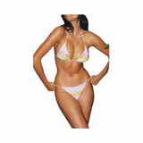 Strawberry Matcha Bikini Skirt Set