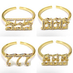 Angel number rings