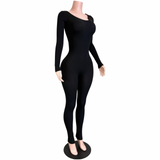 After Hours Lace Up Jumpsuit