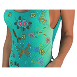 Enchanted Garden Beaded One Piece
