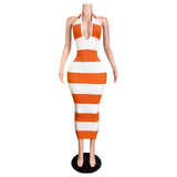 Paradise Striped Maxi Dress