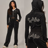 Preety Spoiled Velour Set