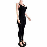 Preety After Dark Lace Up Jumpsuit