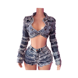 Distressed Denim Jacket