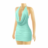 A Fun Night Halter Dress
