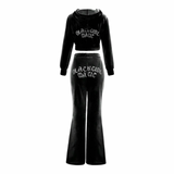 Black Girl Magic Velvet Tracksuit