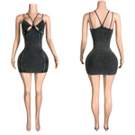 Ribbed baddie mini dress