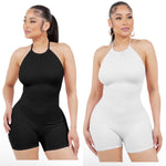 Yours truly ribbed romper