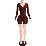 Preety After Hours Lace Up Romper