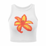 Preety Floral Bloom Crop Tank