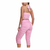 Preety Halter Capri Set