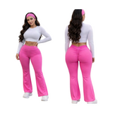 Scrunch flare pants