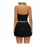 Halter Tennis Skirt Set