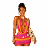 Sunset Crochet Muse Dress