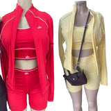 Aloo 3pc Yoga Shorts Set