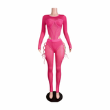 Show Stopper Lace Up Set