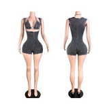 Fun time beaded romper