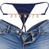 Zodiac Thong Chain Panties