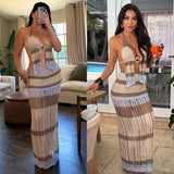 Hey beautiful knit skirt set