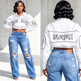 Fast Lane 98 Bling Cropped Jacket