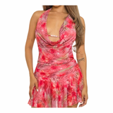 Preety Pink Paradise Beaded Dress