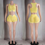 No hard feelings shorts set