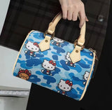 Hello Kitty Blue Camo Purse