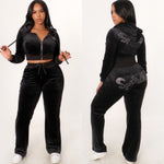 Preety Spoiled Velour Set