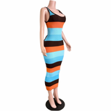 Preety Color Rush Midi Dress