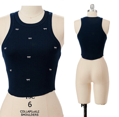 Ribbon tank top