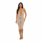 Glitter Capri Jumpsuit